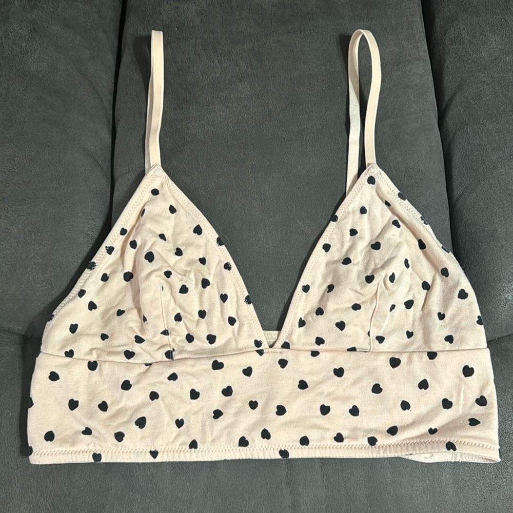 Madewell Cotton longline bralette size Medium